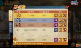 火影手游版本爆料表最新